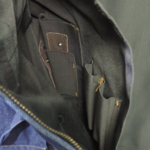 Kakadu Traders Australia Vest Men's 2XL Blue Denim Conceal Carry C11MV03 - Picture 11 of 15